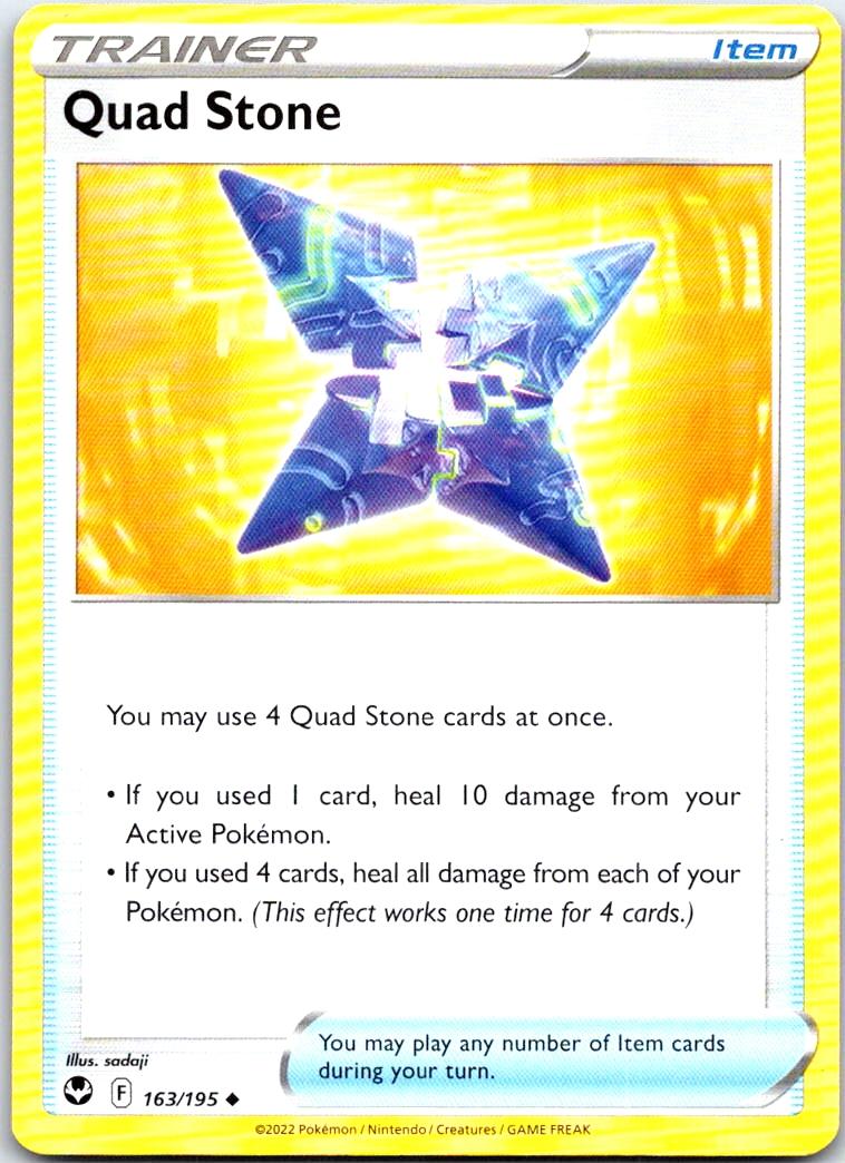 Quad Stone - 163/195 - - SILVER TEMPEST - Pokemon - Uncommon | AB30-7