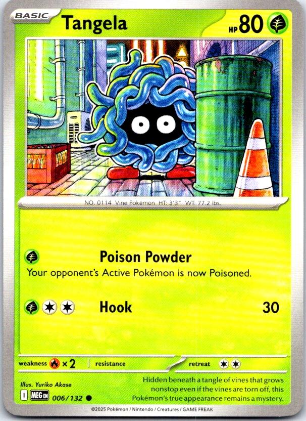 Tangela - 006/132 - - MEGA EVOLUTION - Pokemon - Common | AC19-48