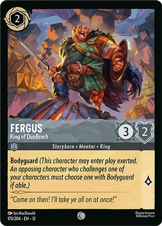 Fergus - King of DunBroch - 175/204 - - WILDS UNKNOWN - Lorcana - | LAA03-28