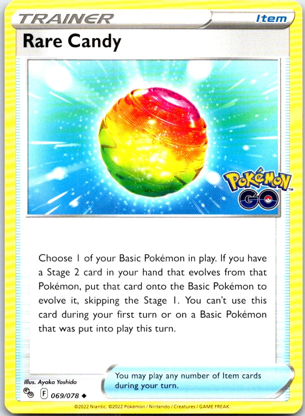 Rare Candy - 069/078 - - POKEMON GO - Pokemon - Uncommon | AC24-52
