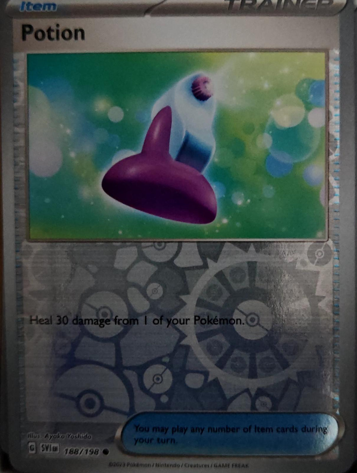 Potion - 188/198 - Reverse Holo - SCARLET & VIOLET - Pokemon - Common | AA44-55