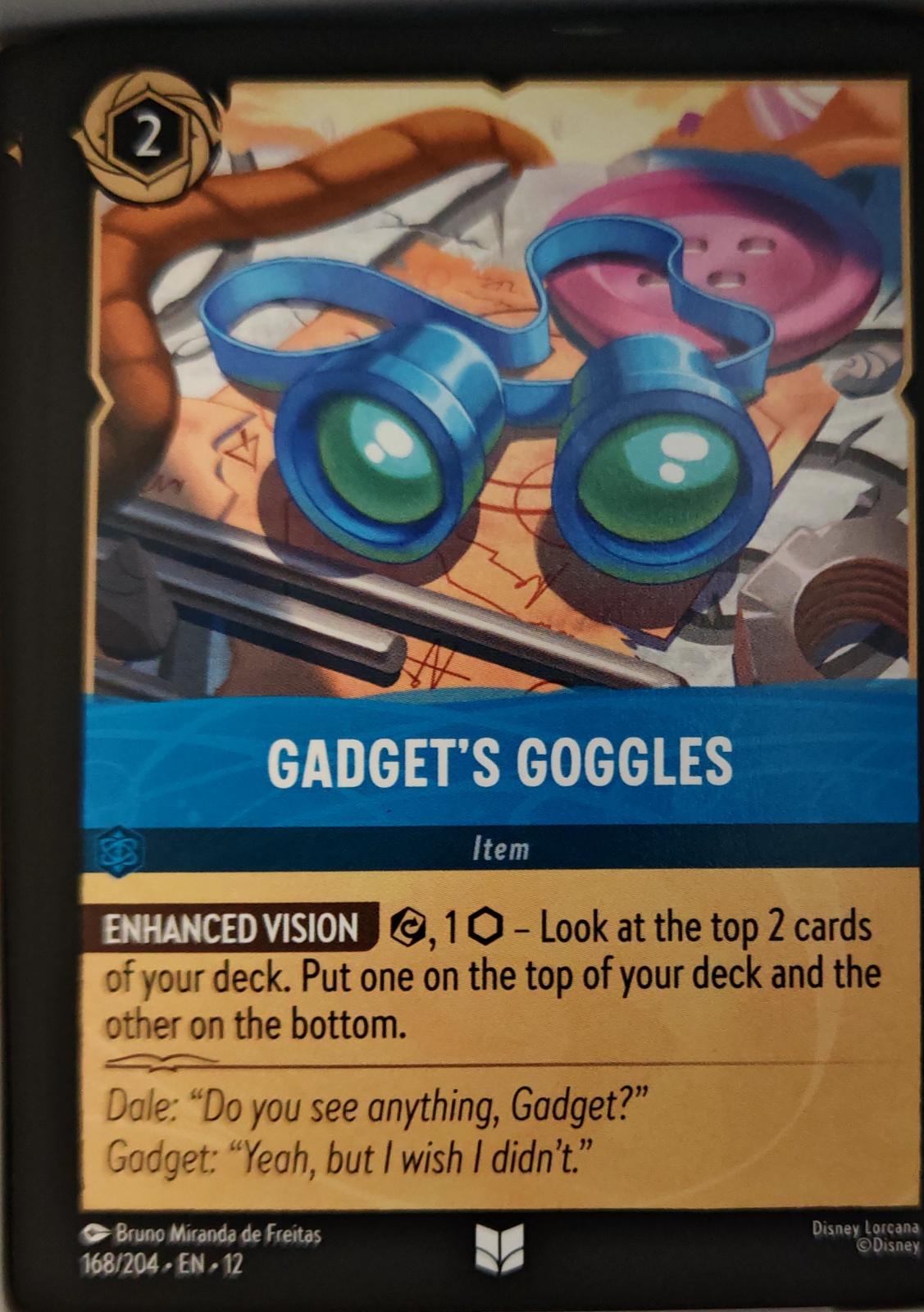 Gadget's Goggles - 168/204 - - WILDS UNKNOWN - Lorcana - Uncommon | LAA03-25