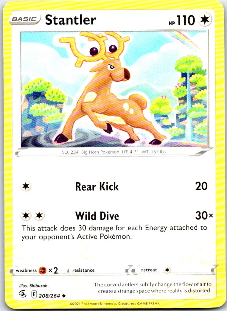 Stantler - 208/264 - - FUSION STRIKE - Pokemon - Uncommon | AB39-19