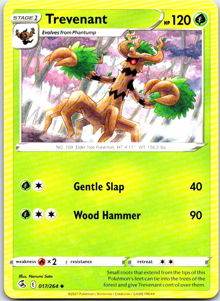 Trevenant - 017/264 - - FUSION STRIKE - Pokemon - Uncommon | AB39-27
