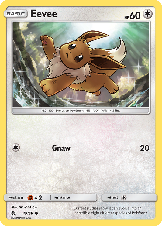 Eevee - 49/68 - - HIDDEN FATES - Pokemon - Common | AA71-37