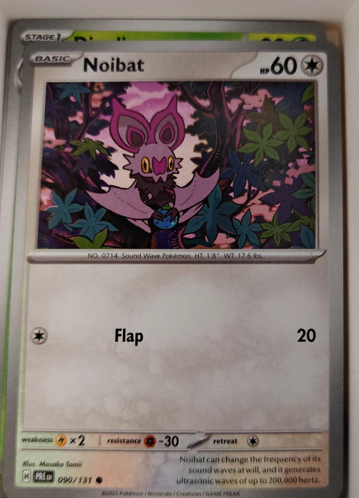 Noibat - 090/131 - - PRISMATIC EVOLUTIONS - Pokemon - Common | AA27-22