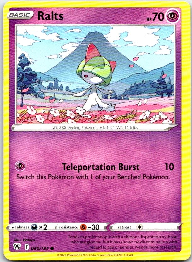 Ralts - 060/189 - - ASTRAL RADIANCE - Pokemon - Common | AC05-15