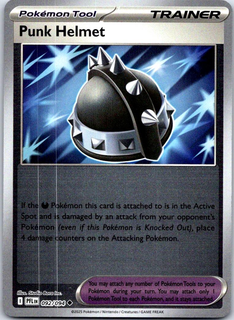 Punk Helmet - 092/094 - Reverse Holo - PHANTASMAL FLAMES - Pokemon - | AB14-7