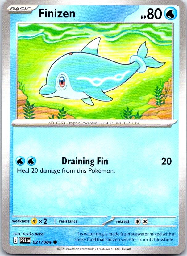 Finizen - 021/084 - - PITCH BLACK - Pokemon - Common | AC14-37