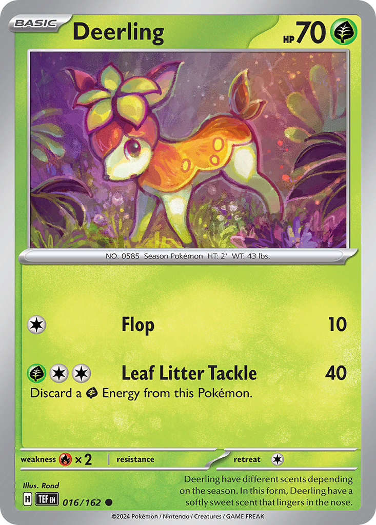 Deerling - 016/162 - - TEMPORAL FORCES - Pokemon - Common | AA21-94