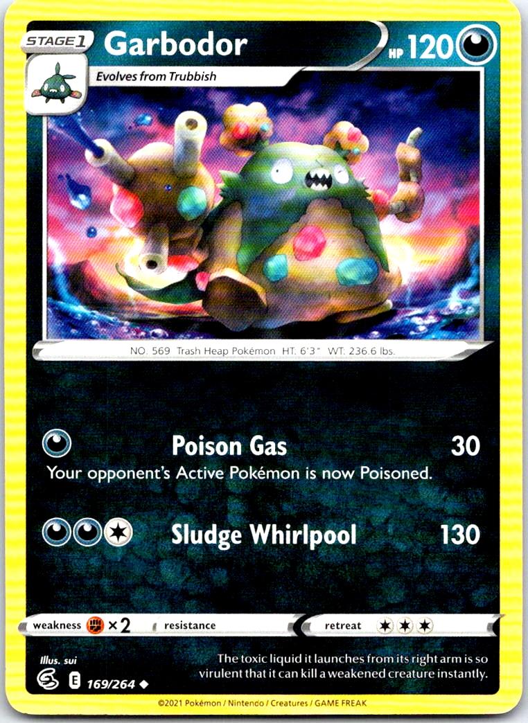 Garbodor - 169/264 - - FUSION STRIKE - Pokemon - Uncommon | AB20-31