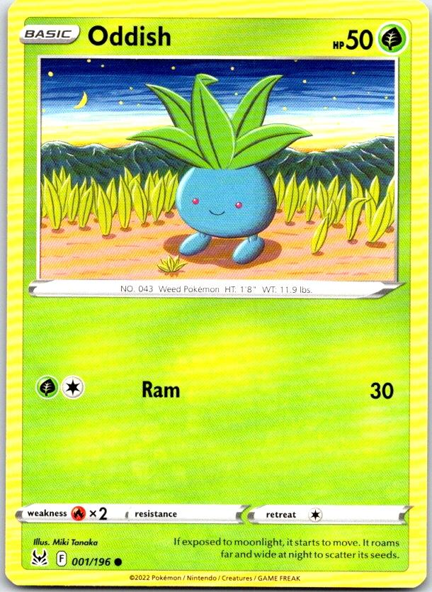 Oddish - 001/196 - - LOST ORIGIN - Pokemon - Common | AC10-46