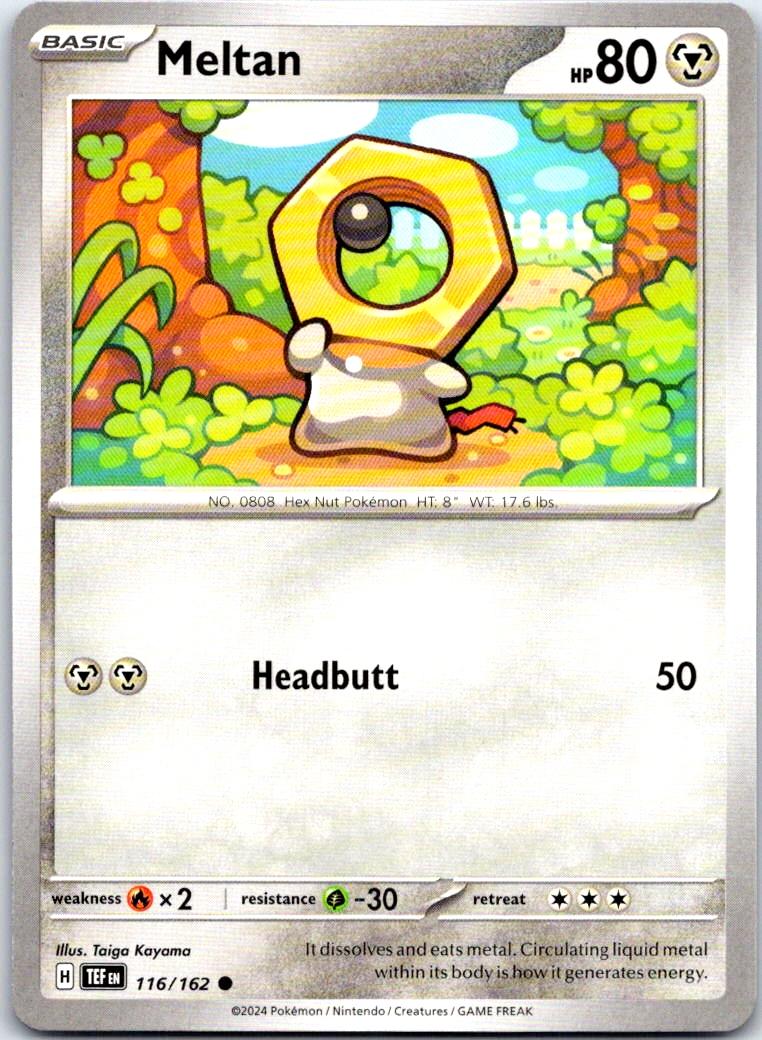 Meltan - 116/162 - - TEMPORAL FORCES - Pokemon - Common | AB26-5