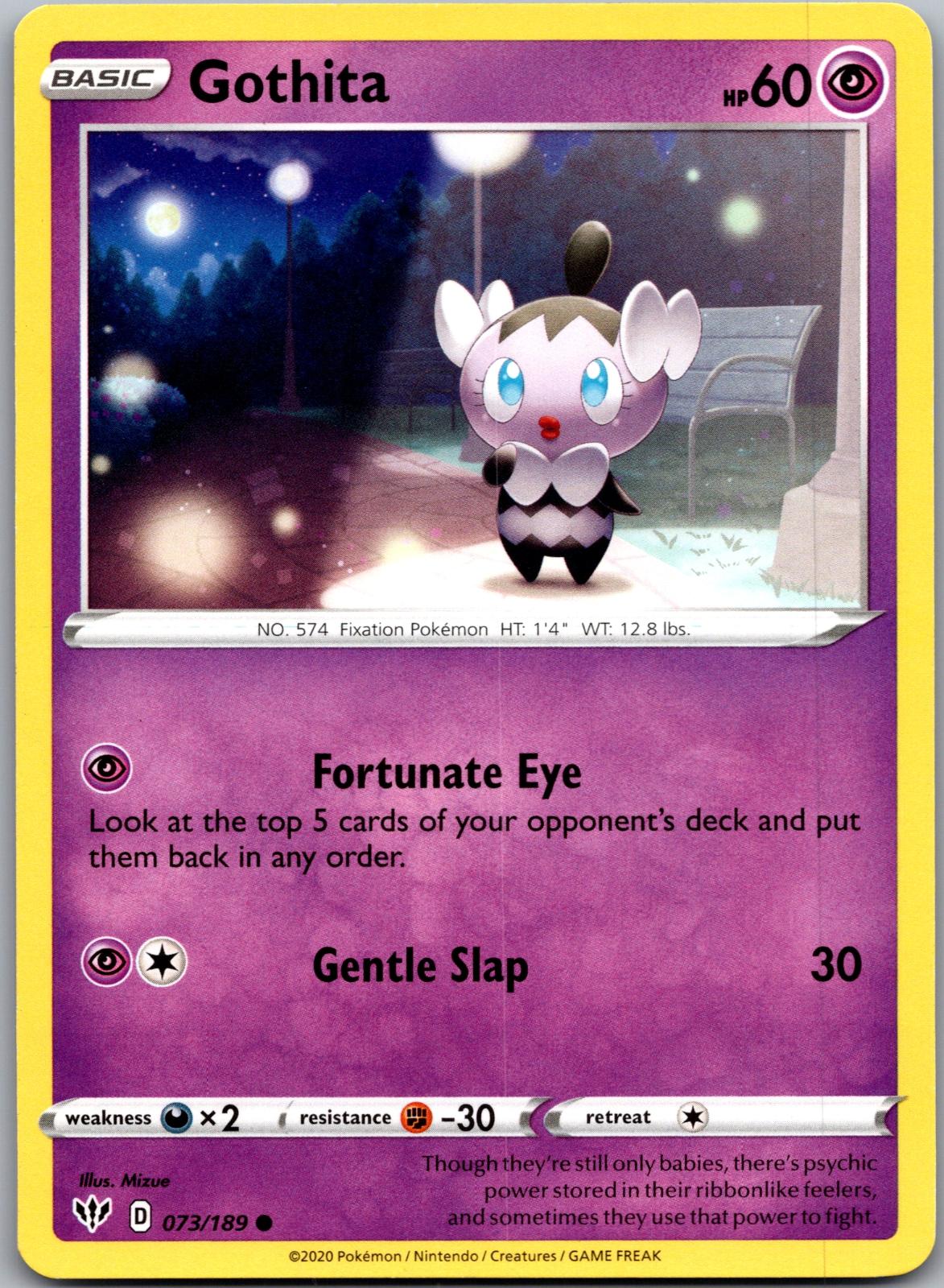 Gothita - 073/189 - - DARKNESS ABLAZE - Pokemon - Common | AA90-26