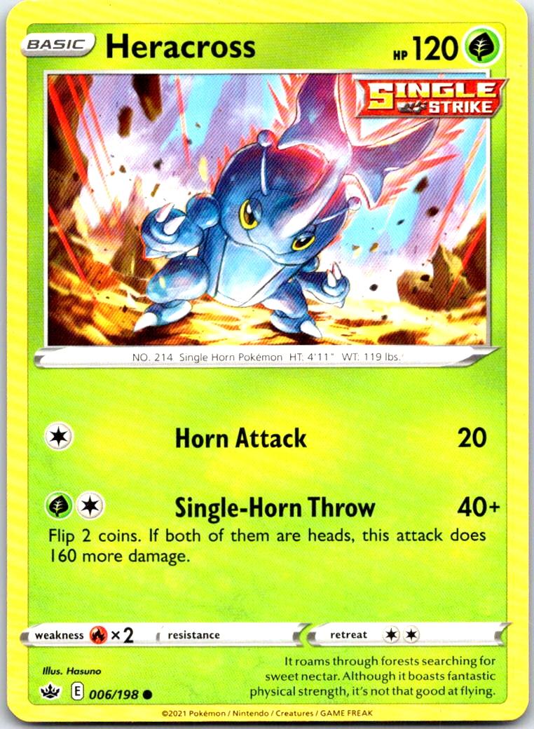 Heracross - 006/198 - - CHILLING REIGN - Pokemon - Common | AB28-47
