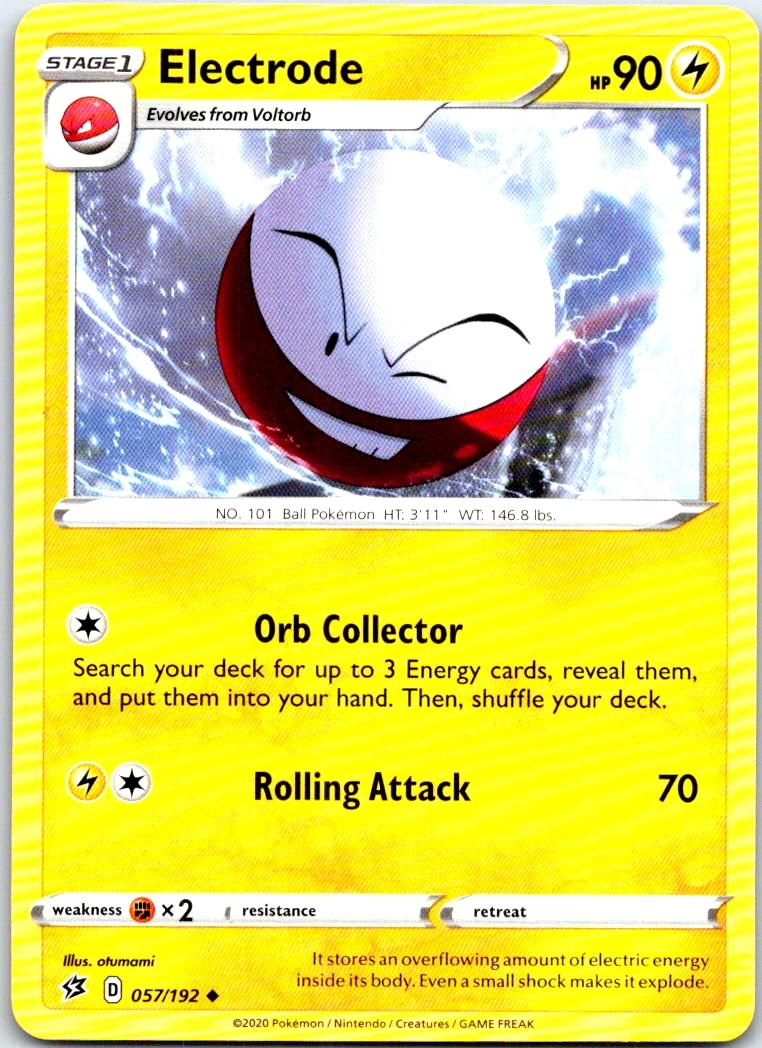 Electrode - 057/192 - - REBEL CLASH - Pokemon - Uncommon | AB72-18