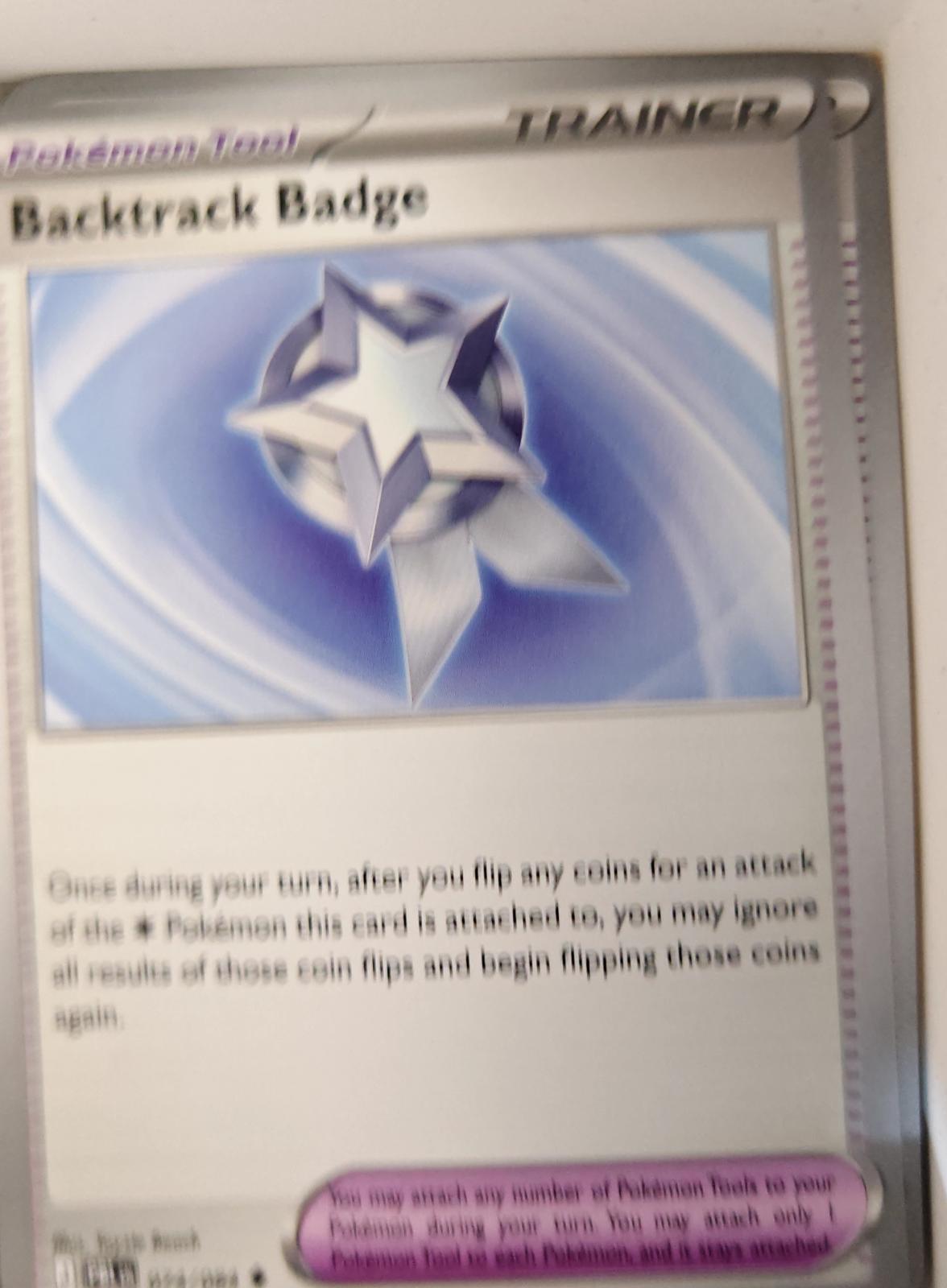 Backtrack Badge - 074/084 - - PITCH BLACK - Pokemon - Uncommon | AA25-94