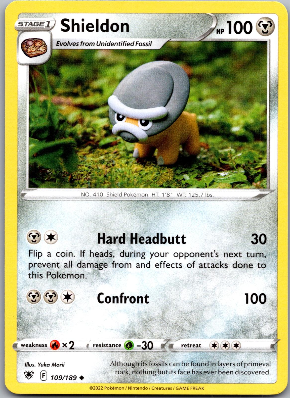 Shieldon - 109/189 - - ASTRAL RADIANCE - Pokemon - Uncommon | AA89-42