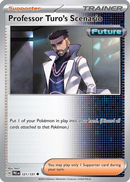 Professor Turo's Scenario - 121/131 - - PRISMATIC EVOLUTIONS - Pokemon - | AA27-59
