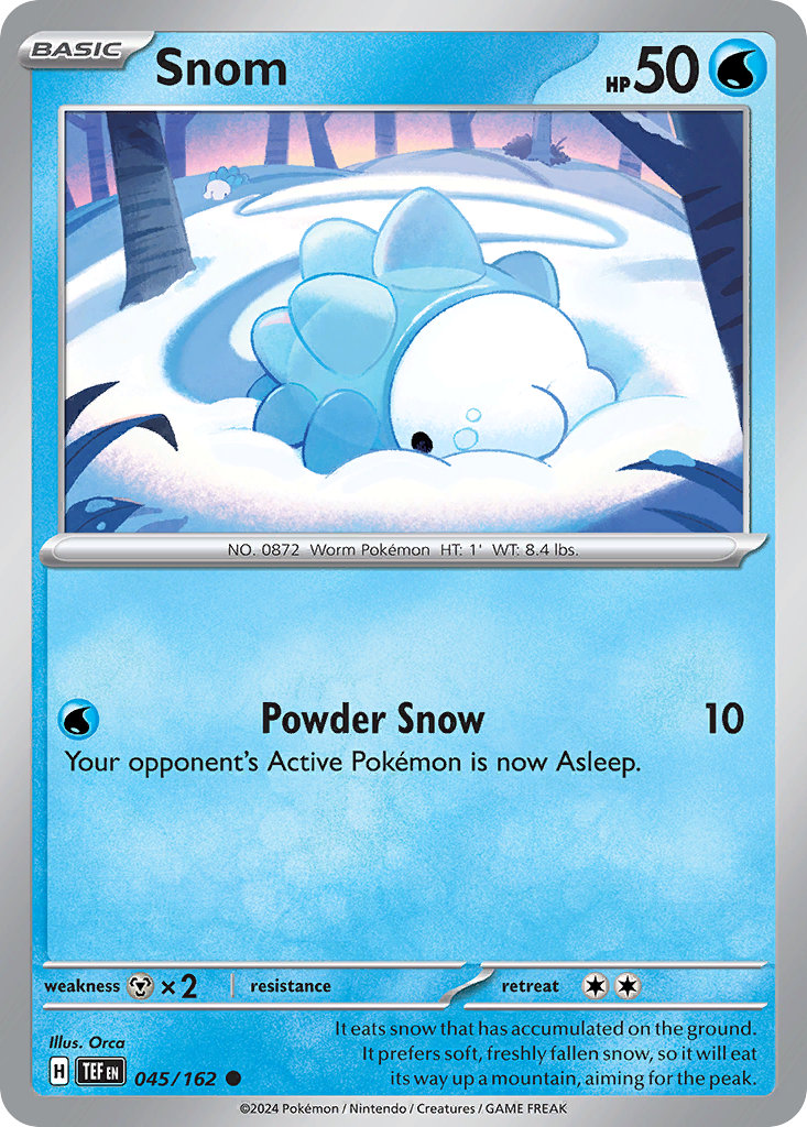 Snom - 045/162 - - TEMPORAL FORCES - Pokemon - Common | AA36-5