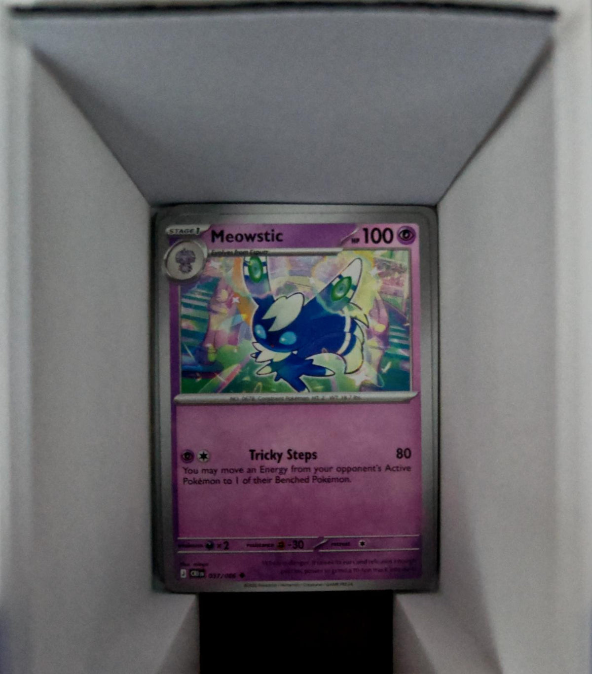 Meowstic - 037/086 - - CHAOS RISING - Pokemon - Uncommon | AA54-13