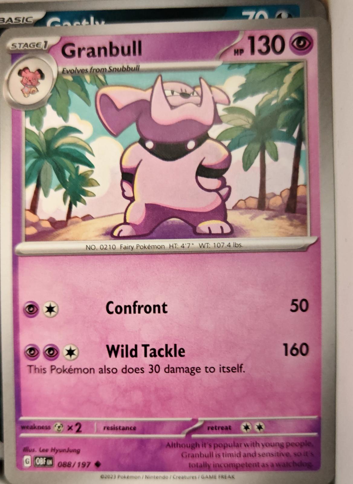 Granbull - 088/197 - - OBSIDIAN FLAMES - Pokemon - Uncommon | AA12-81