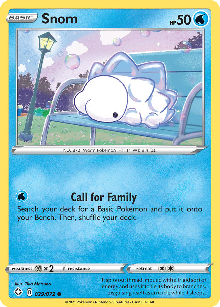 Snom - 029/072 - - SHINING FATES - Pokemon - Common | AA67-16