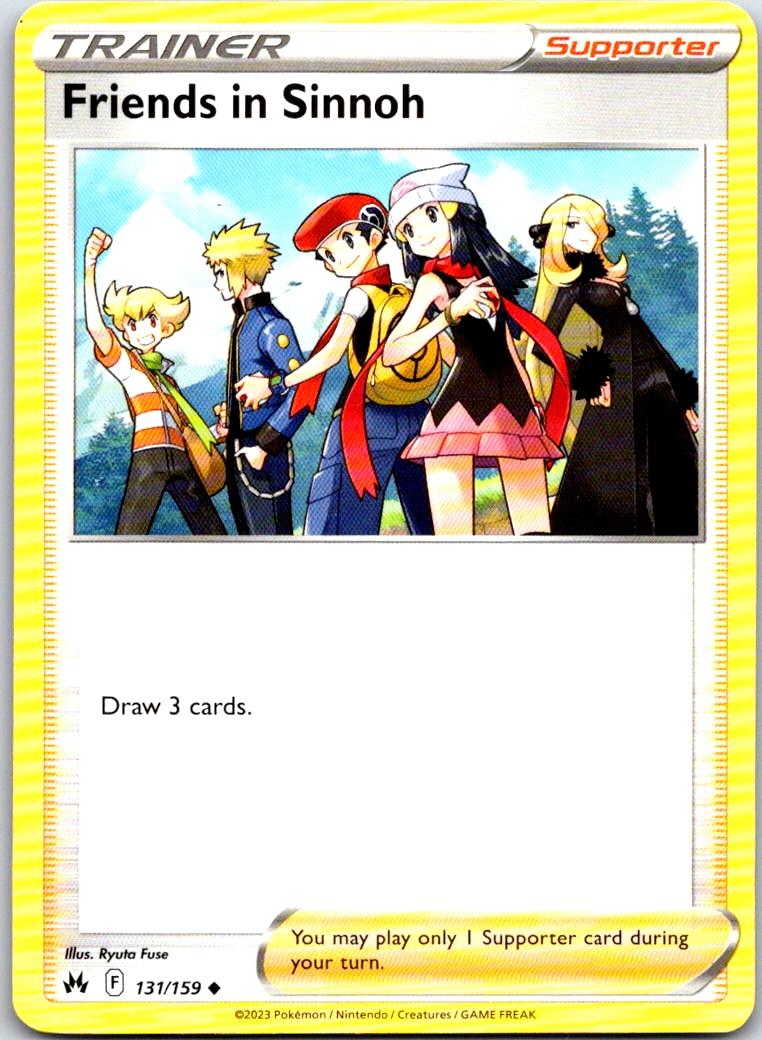 Friends in Sinnoh - 131/159 - - CROWN ZENITH - Pokemon - Uncommon | AB13-11