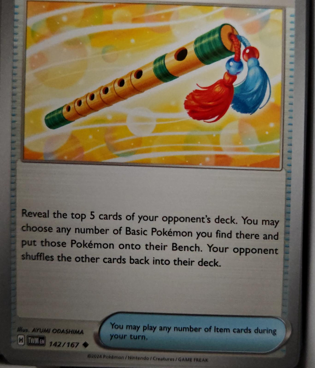 Accompanying Flute - 142/167 - - TWILIGHT MASQUERADE - Pokemon - | AA44-84