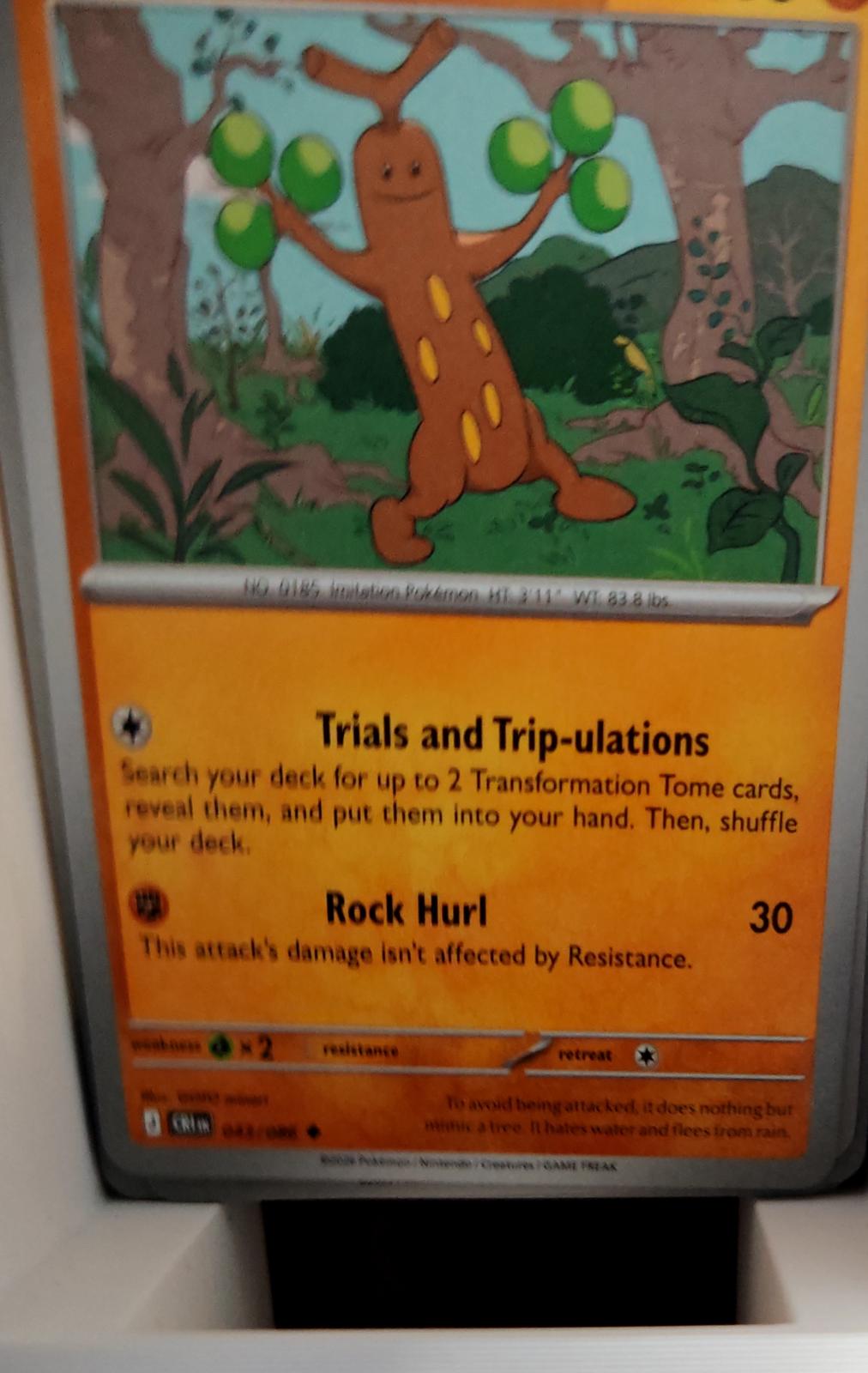 Sudowoodo - 043/086 - - CHAOS RISING - Pokemon - Uncommon | AA45-52