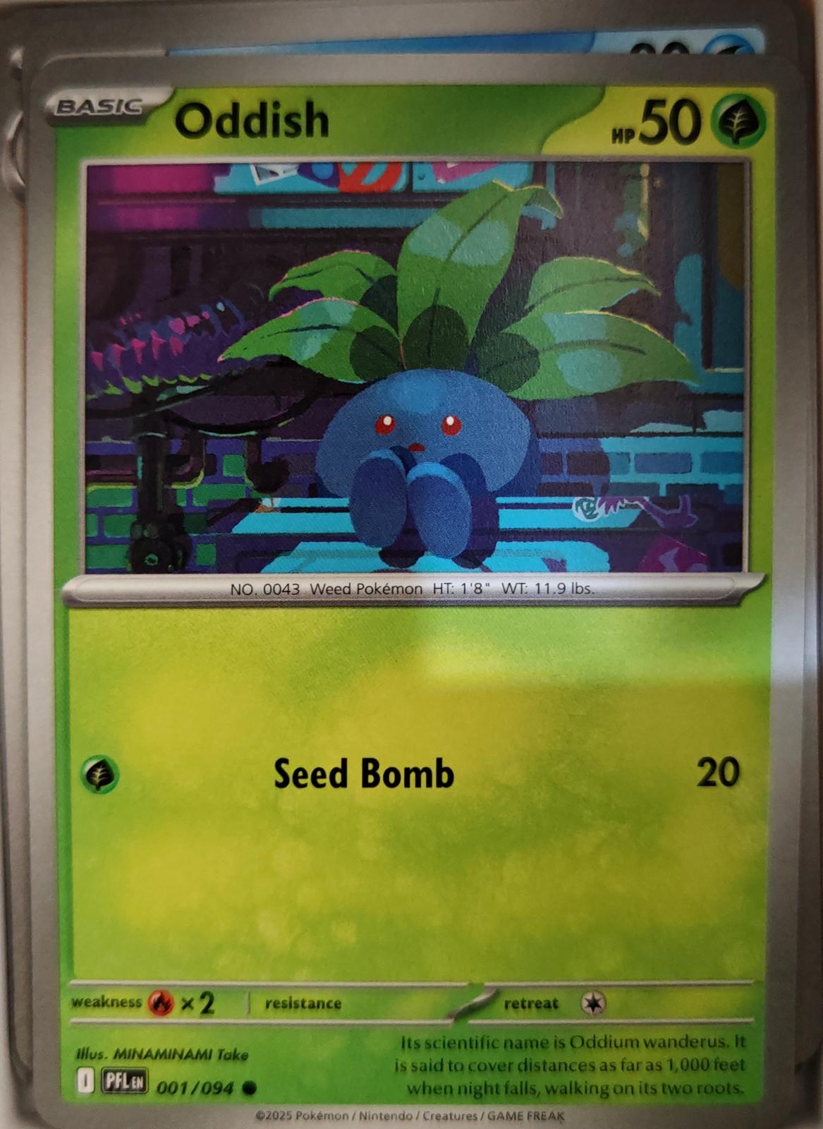 Oddish - 001/094 - - PHANTASMAL FLAMES - Pokemon - Common | AA05-19