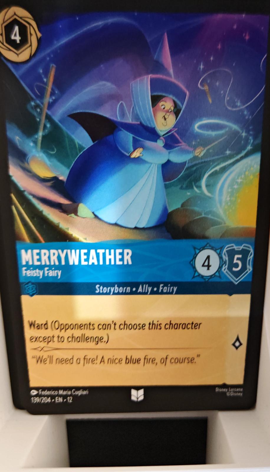 Merryweather - Feisty Fairy - 139/204 - - WILDS UNKNOWN - Lorcana - | LAA02-70