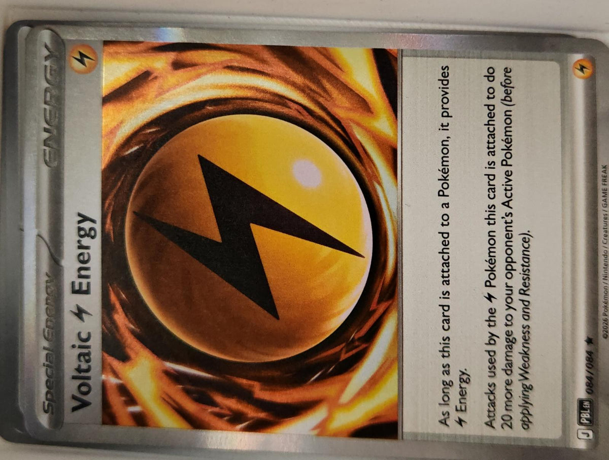 Voltaic Lightning Energy - 084/084 - Holo - PITCH BLACK - Pokemon - | AA14-3