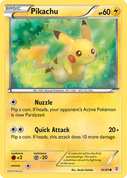 Pikachu - 26/83 - - GENERATIONS - Pokemon - Common | AA41-29