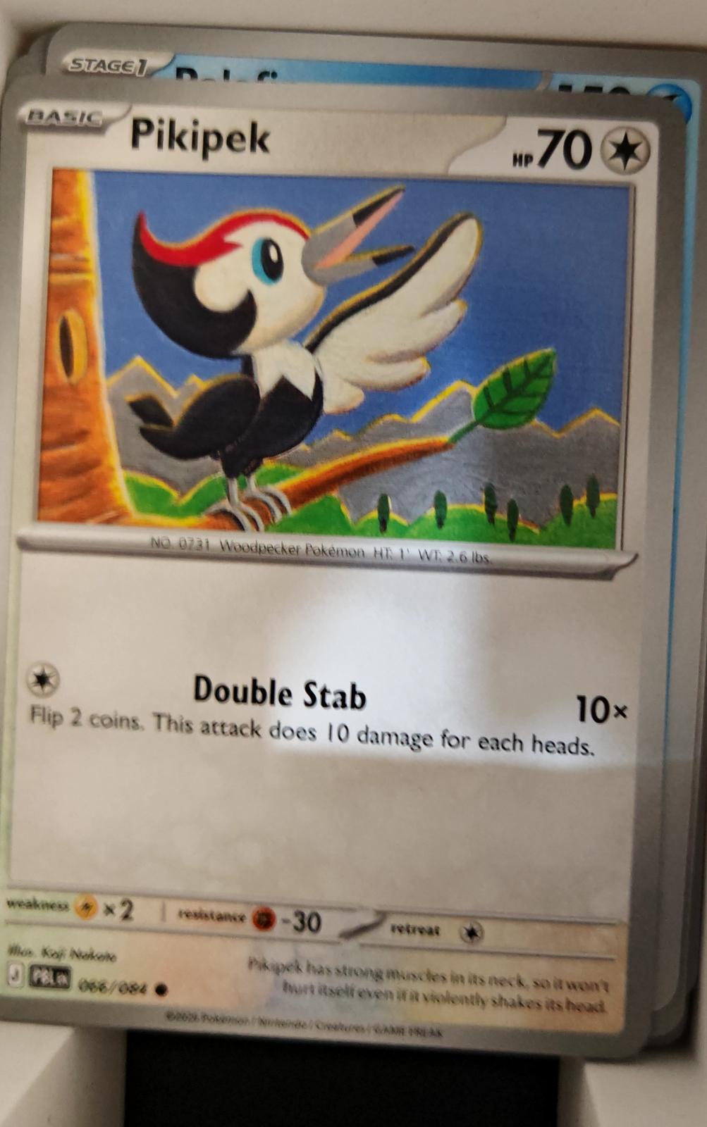 Pikipek - 066/084 - - PITCH BLACK - Pokemon - Common | AA18-60