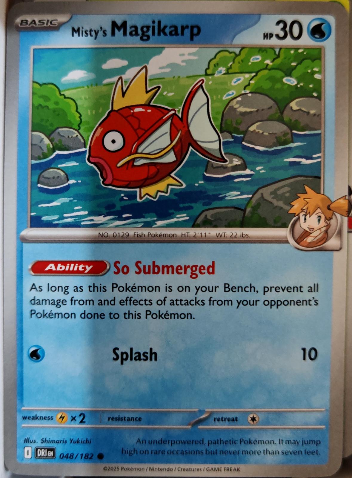 Misty's Magikarp - 048/182 - - DESTINED RIVALS - Pokemon - Common | AA07-53