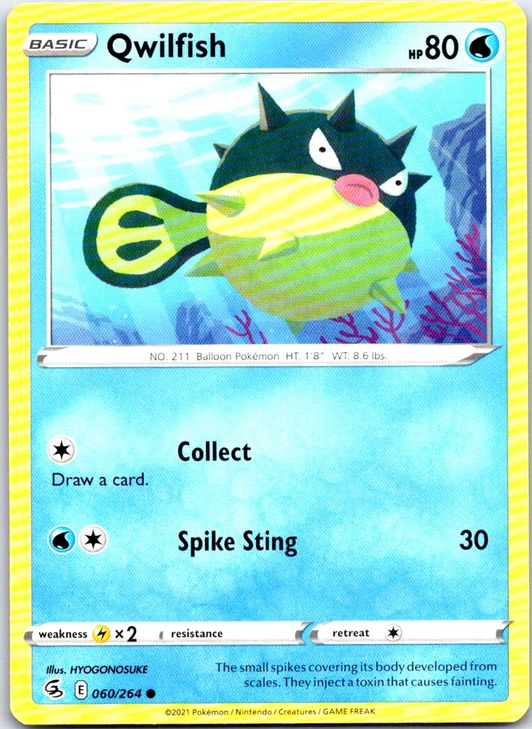 Qwilfish - 060/264 - - FUSION STRIKE - Pokemon - Common | AB33-28