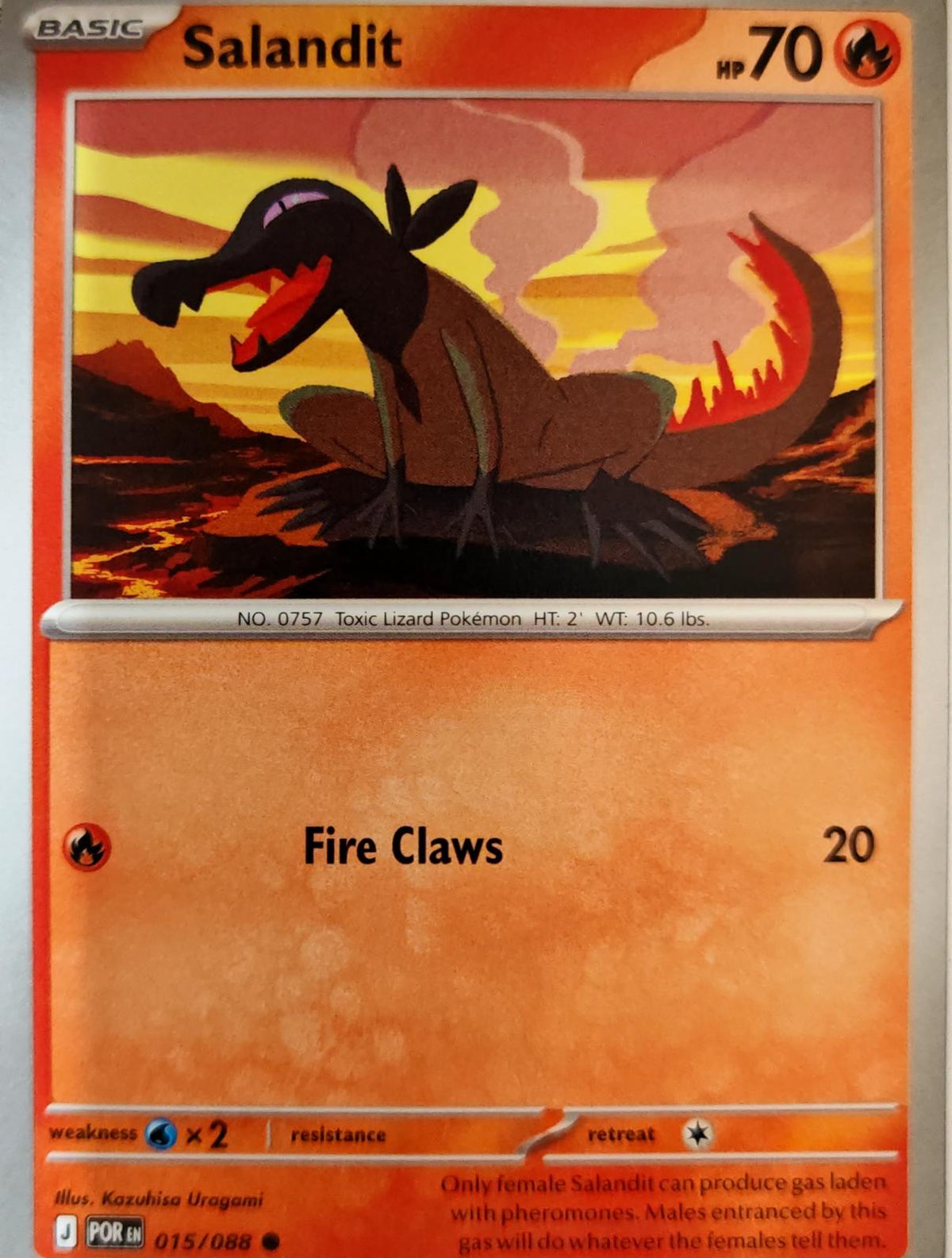 Salandit - 015/088 - - PERFECT ORDER - Pokemon - Common | AA07-32