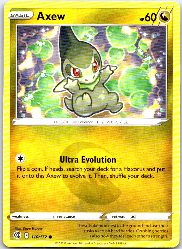 Axew - 110/172 - - BRILLIANT STARS - Pokemon - Common | AB71-3