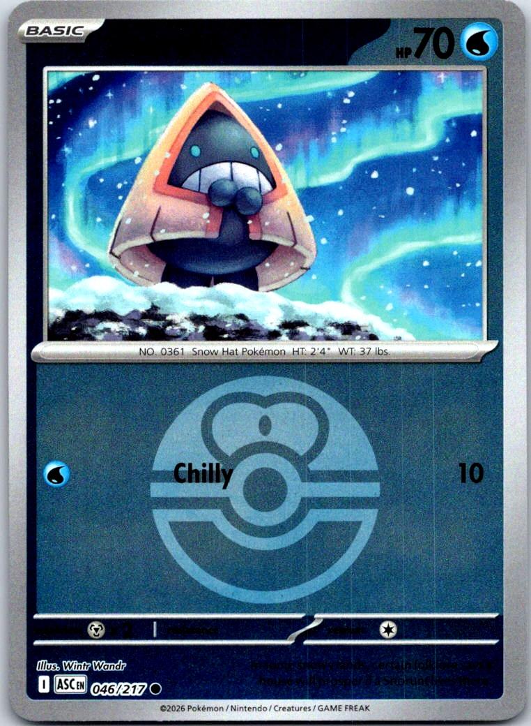 Snorunt (Love Ball) - 046/217 - Reverse Holo - ASCENDED HEROES - Pokemon - | AB04-33