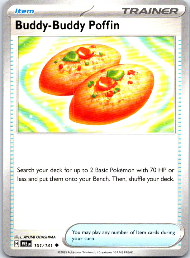 Buddy-Buddy Poffin - 101/131 - - PRISMATIC EVOLUTIONS - Pokemon - | AC23-37