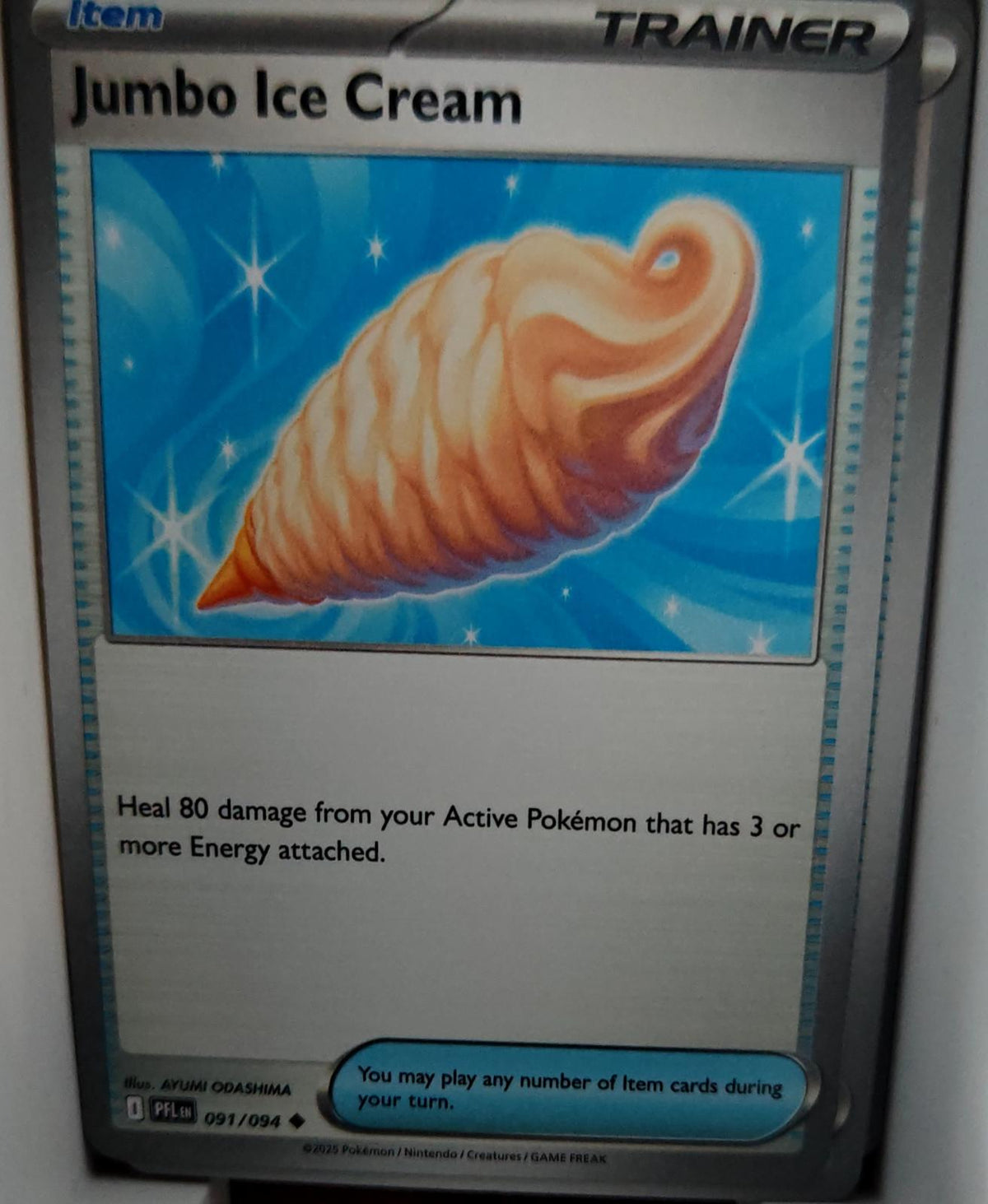 Jumbo Ice Cream - 091/094 - - PHANTASMAL FLAMES - Pokemon - Uncommon | AA60-36