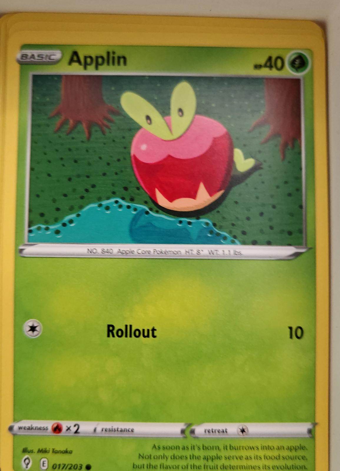 Applin - 017/203 - - EVOLVING SKIES - Pokemon - Common | AA03-74