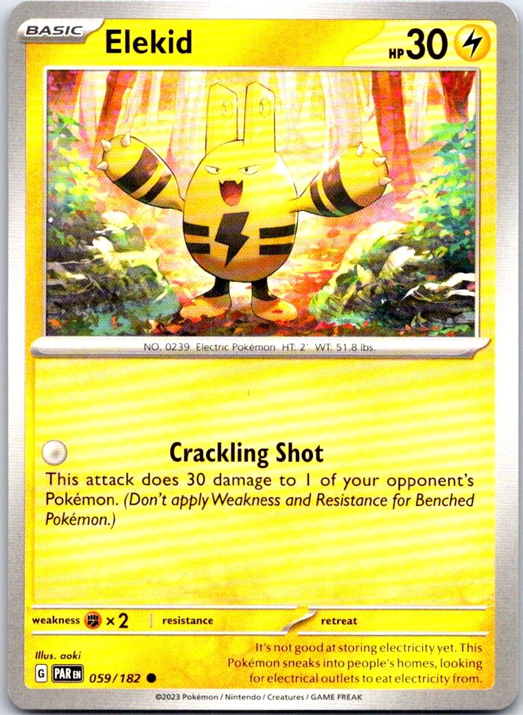 Elekid - 059/182 - - PARADOX RIFT - Pokemon - Common | AB24-43