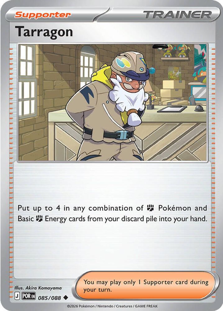 Tarragon - 085/088 - Reverse Holo - PERFECT ORDER - Pokemon - Uncommon | AA13-88