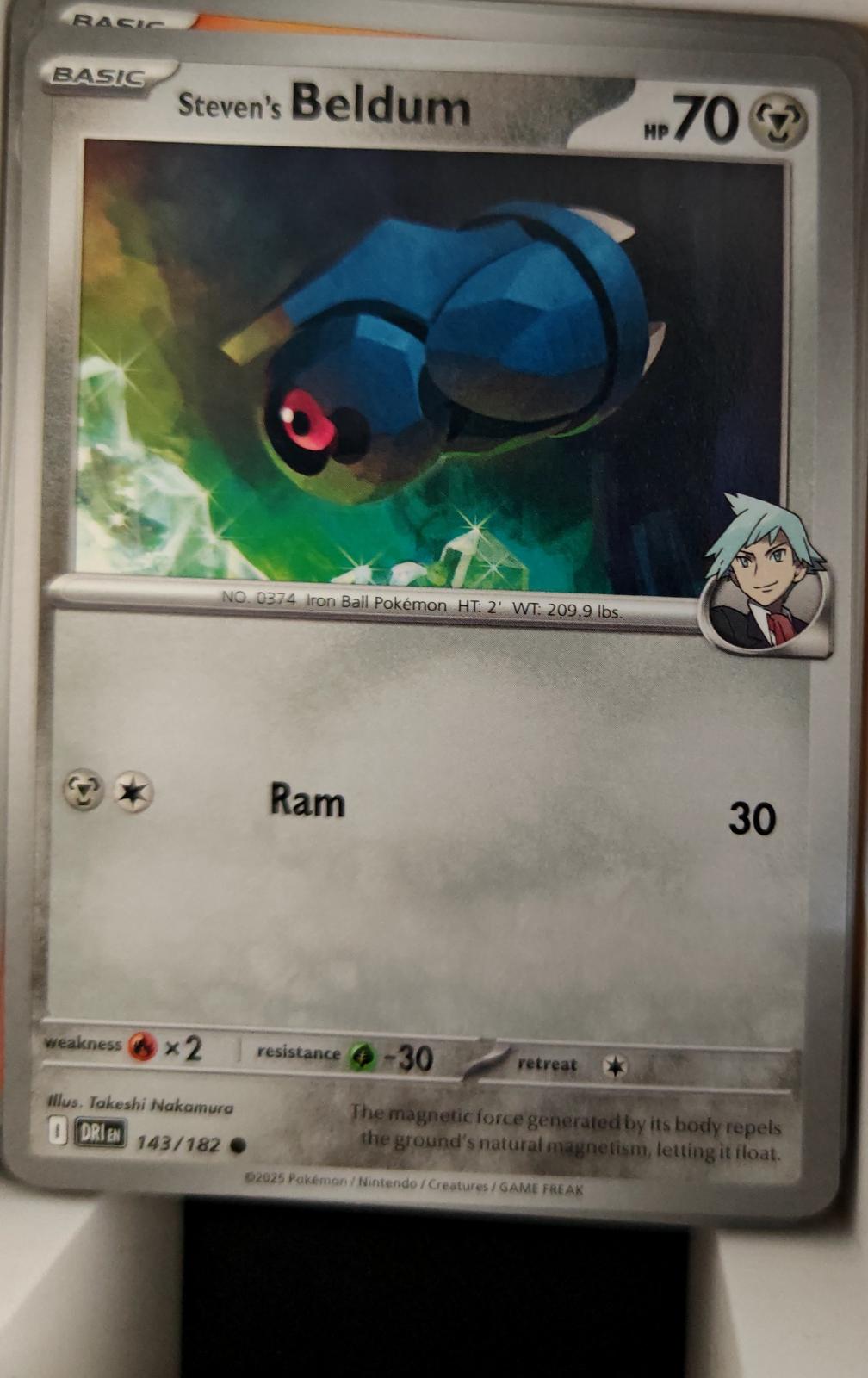 Steven's Beldum - 143/182 - - DESTINED RIVALS - Pokemon - Common | AA23-76