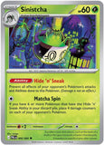 Sinistcha - 006/084 - Reverse Holo - PITCH BLACK - Pokemon - Uncommon | AA35-47