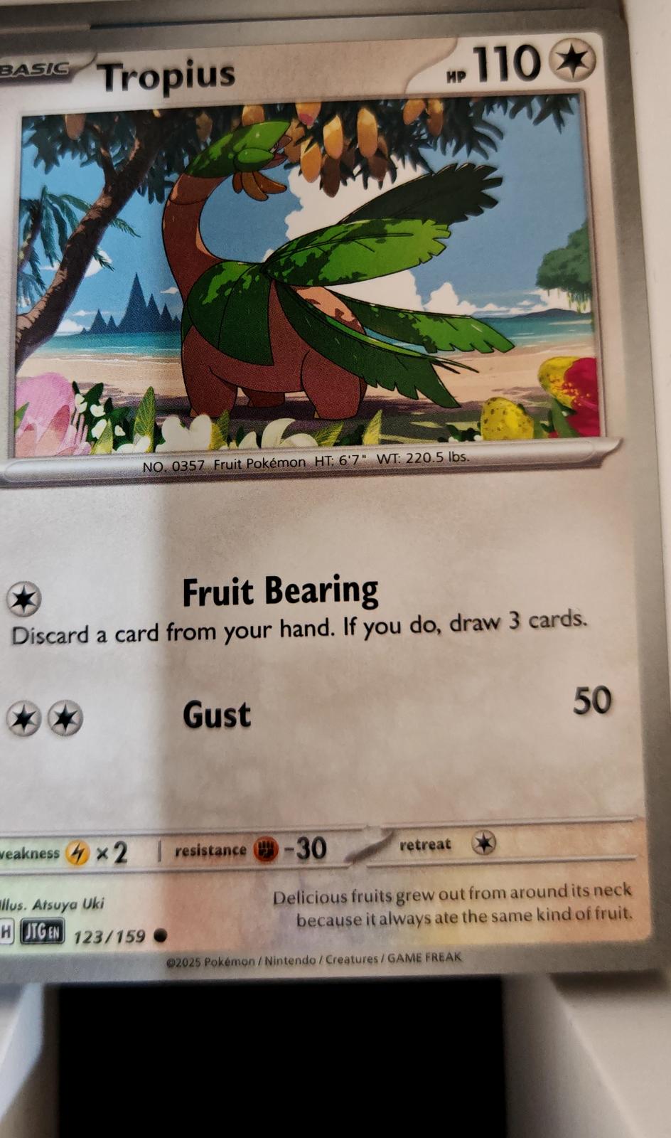 Tropius - 123/159 - - JOURNEY TOGETHER - Pokemon - Common | AA07-78