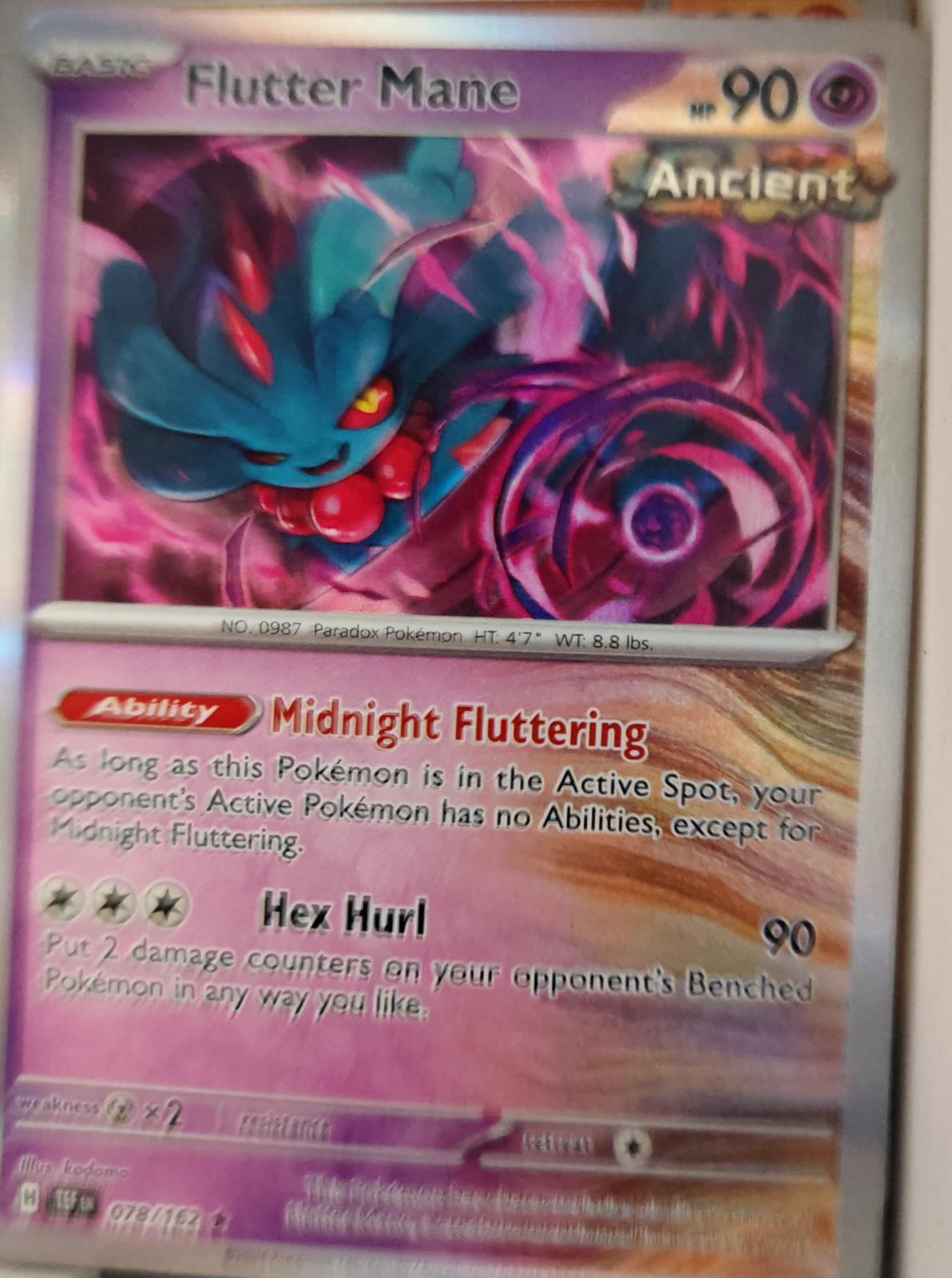 Flutter Mane - 078/162 - Holo - TEMPORAL FORCES - Pokemon - Rare | AA24-20