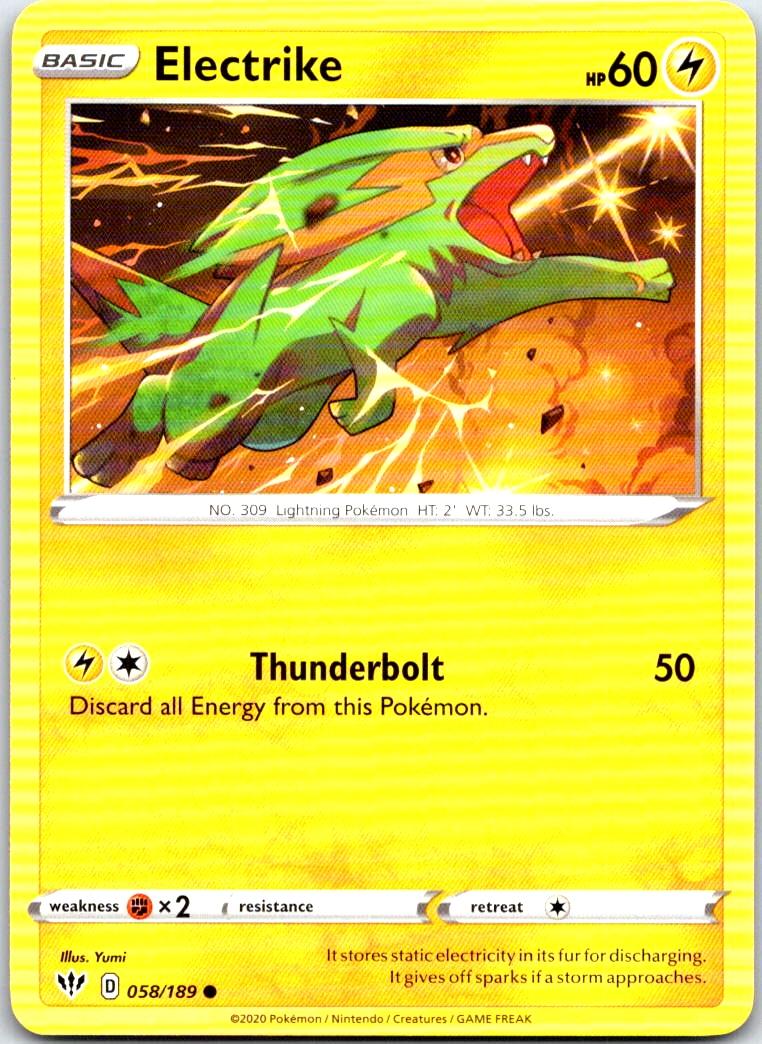 Electrike - 058/189 - - DARKNESS ABLAZE - Pokemon - Common | AB75-34